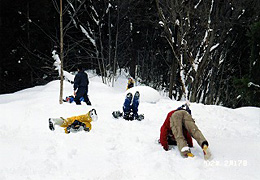 雪あそび